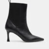 Leather Chelsea Stiletto Boots