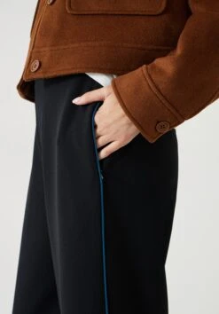Melony Pipe Detail Straight-Leg Trousers -Women Clothing Sale 010266 0456 04
