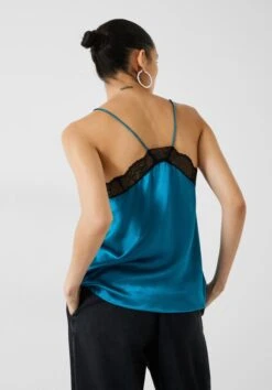 Estella Satin Lace Cami -Women Clothing Sale 010421 0168 03