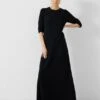 Talen Long Sleeved Knitted Maxi Dress -Women Clothing Sale 010594 0456 01